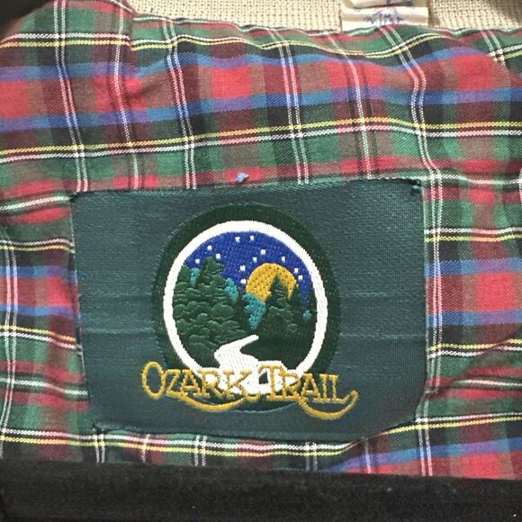 Vintage Ozark Trail Bomber Style Tan/Khaki Jacket Pockets Plaid Lined Size XXL - Picture 2 of 12